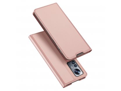 Skin Pro pouzdro s flipovým krytem Xiaomi 12 Pro růžové