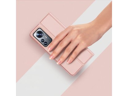 Skin Pro pouzdro s flipovým krytem Xiaomi 12 Pro růžové