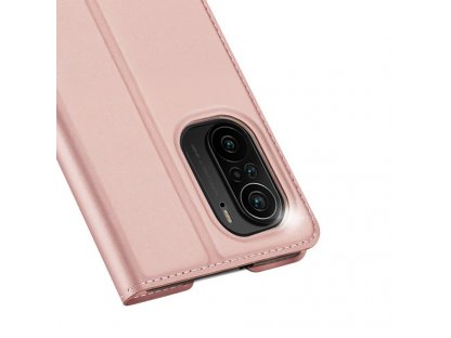 Skin Pro pouzdro s flipovým krytem Xiaomi Redmi K40 Pro+ / K40 Pro / K40 / Poco F3 růžové