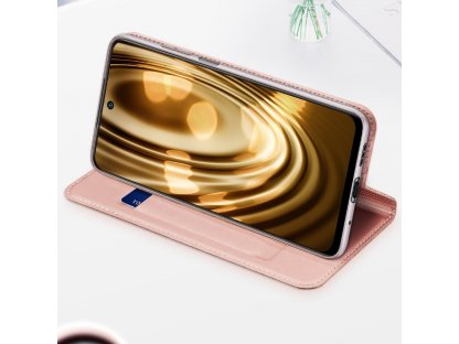 Skin Pro pouzdro s flipovým krytem Xiaomi Redmi Note 10 5G / Poco M3 Pro zlaté