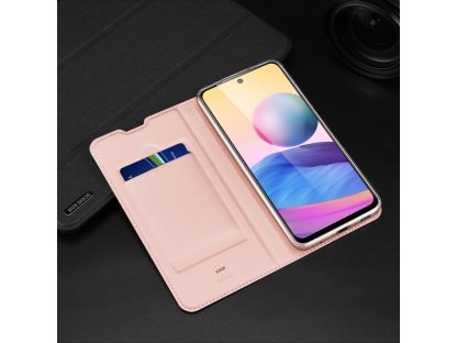 Skin Pro pouzdro s flipovým krytem Xiaomi Redmi Note 10 5G / Poco M3 Pro zlaté