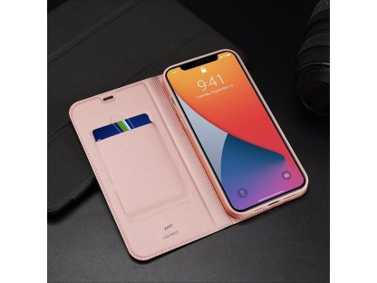 Skin Pro pouzdro s klapkou iPhone 12 Pro / iPhone 12 černé