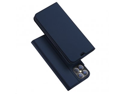 Skin Pro pouzdro s klapkou iPhone 12 Pro Max modré