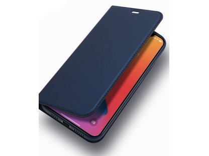 Skin Pro pouzdro s klapkou iPhone 12 Pro Max modré