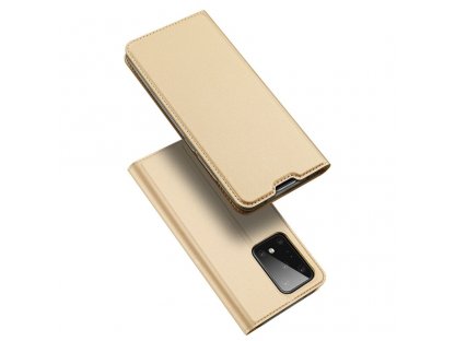 Skin Pro pouzdro s klapkou Samsung Galaxy S20 Ultra zlaté