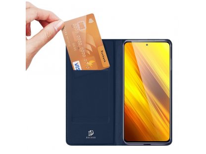 Skin Pro pouzdro s klapkou Xiaomi Poco M3 / Xiaomi Redmi 9T modré