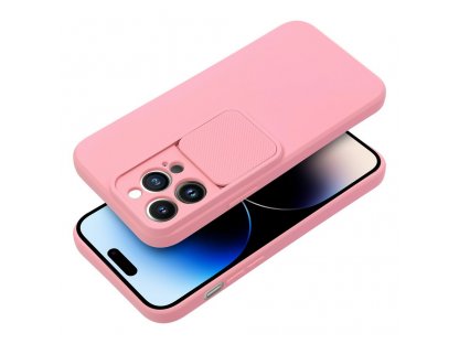 Pouzdro SLIDE pro IPHONE 15 - světle růžové