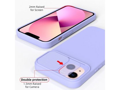 Zadní kryt SLIDE pro XIAOMI Redmi NOTE 12 5G levandulový