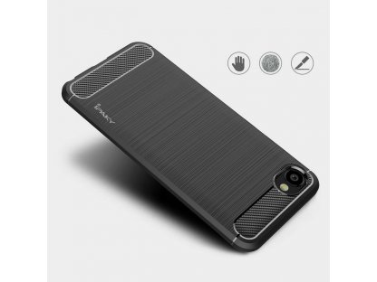 Slim Carbon elastické pouzdro HTC Desire 12 černé