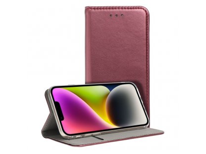 Smart Magneto book case for IPHONE 14 PLUS burgundy