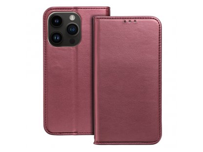 Smart Magneto book case for IPHONE 14 PLUS burgundy