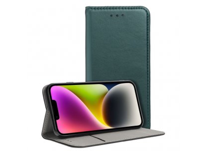 Smart Magneto book case for IPHONE 14 PLUS dark green