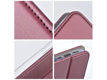 Knížkové magnetické pouzdro Smart Magneto pro SAMSUNG Galaxy A34 burgundy