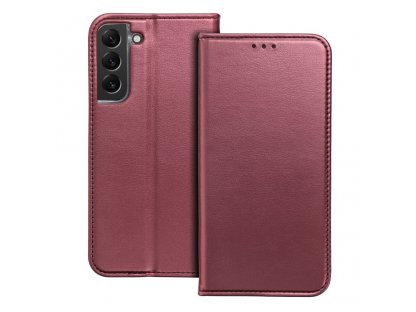 Smart Magneto book case for SAMSUNG S23 FE burgundy