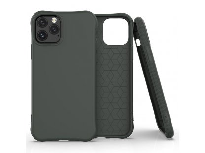 Soft Color Case elastické gelové pouzdro iPhone 11 Pro Max tmavě zelené