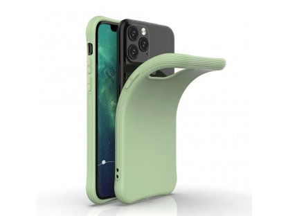 Soft Color Case elastické gelové pouzdro iPhone 11 Pro Max tmavě zelené