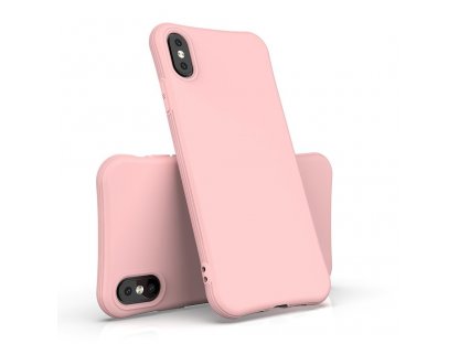 Soft Color Case elastické gelové pouzdro iPhone XS / iPhone X červené