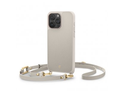 Pouzdro SPIGEN kompatibilní s MagSafe pro IPHONE 15 PRO MAX - krémové