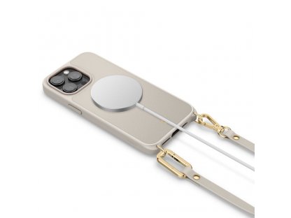 Pouzdro SPIGEN kompatibilní s MagSafe pro IPHONE 15 PRO MAX - krémové