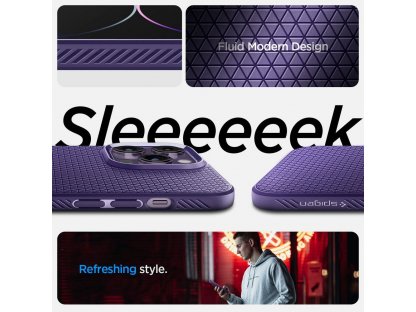 SPIGEN Liquid Air case for IPHONE 14 PRO MAX deep purple