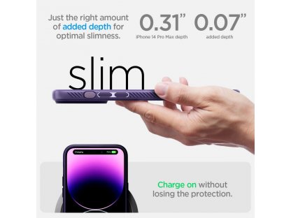 SPIGEN Liquid Air case for IPHONE 14 PRO MAX deep purple