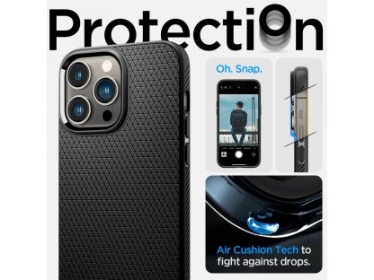 SPIGEN Liquid Air case for IPHONE 14 PRO MAX matte black