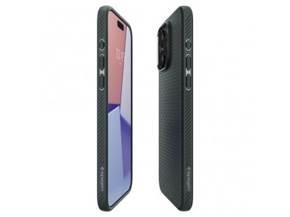 Pouzdro SPIGEN LIQUID AIR pro IPHONE 15 PRO MAX - zelené