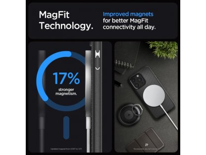 Kryt Spigen MAG ARMOR MAGSAFE pro IPHONE 15 PRO MAX - černý