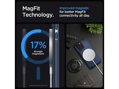 Kryt SPIGEN MAG ARMOR MAGSAFE pro IPHONE 15 PRO MAX - námořnicky modrý