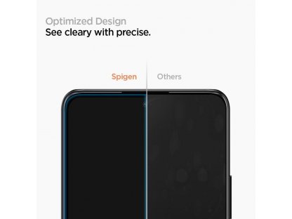 SPIGEN tvrzené sklo FC XIAOMI REDMI NOTE 10/10S ČERNÁ