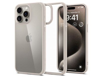 Pouzdro SPIGEN Ultra pro IPHONE 15 PRO MAX - béžové