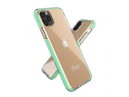 Spring Case gelové pouzdro s barevným rámem iPhone 11 Pro černé