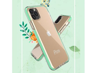 Spring Case gelové pouzdro s barevným rámem iPhone 11 Pro černé