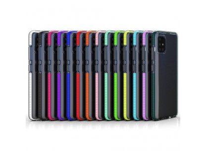 Spring Case gelové pouzdro s barevným rámem Xiaomi Redmi 10X 4G / Xiaomi Redmi Note 9 modré