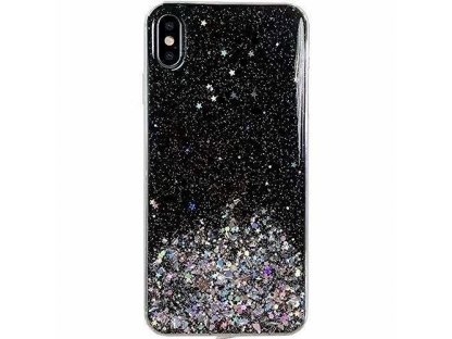 Star Glitter lesklé pouzdro s brokátem iPhone 12 mini černé