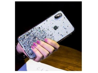 Star Glitter lesklé pouzdro s brokátem iPhone 12 mini černé