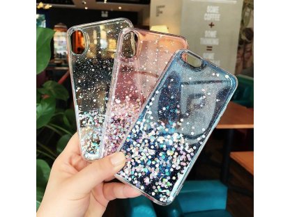 Star Glitter lesklé pouzdro s brokátem iPhone 12 mini černé