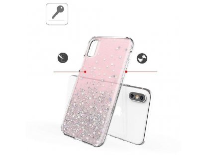 Star Glitter lesklé pouzdro s brokátem iPhone 12 mini zelené