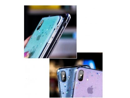 Star Glitter lesklé pouzdro s brokátem iPhone 12 mini zelené