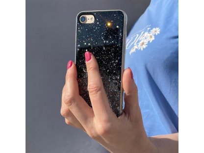 Star Glitter obal na mobil Xiaomi Poco M3 / Xiaomi Redmi 9T zelený