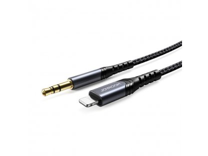 Stereo audio kabel AUX 3,5 mm mini jack - Lightning pro iPhone iPad 2 m černý (SY-A02)