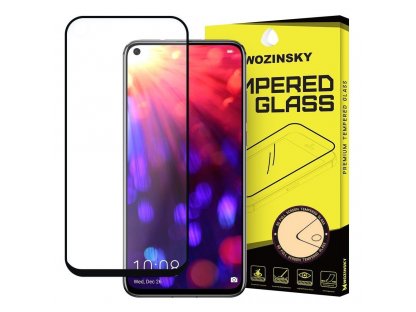 Super odolné tvrzené sklo Full Glue na celý displej s rámem Case Friendly Huawei Honor 20 černé