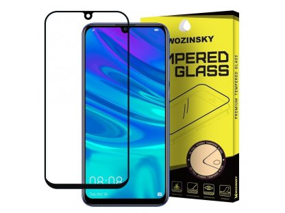 Super odolné tvrzené sklo Full Glue na celý displej s rámem Case Friendly Huawei P Smart Plus 2019 černé