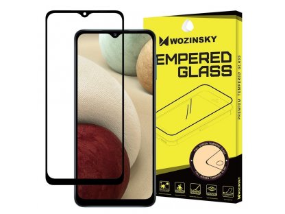 Super odolné tvrzené sklo Full Glue na celý displej s rámem Case Friendly Samsung Galaxy A32 černé