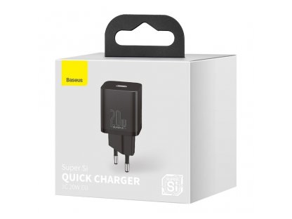 Super Si 1C USB Type C 20W Power Delivery síťová rychlonabíječka černá (CCSUP-B01)