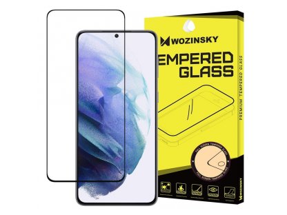superpevné Full Glue tvrzené sklo přes celou obrazovku s rámečkem Case Friendly Samsung Galaxy S21 5G černé