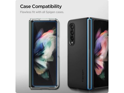 Ochranné sklo SPIGEN GLASS FC HINGE FILM pro GALAXY Z FOLD 3 - černé