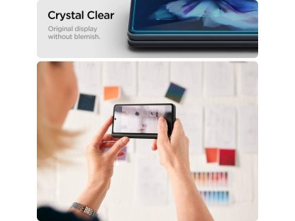 Ochranné sklo SPIGEN GLASS FC HINGE FILM pro GALAXY Z FOLD 3 - černé
