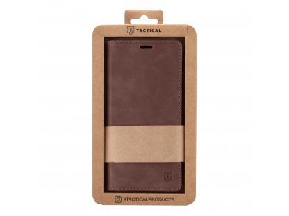 Tactical Xproof PU Kožené Book Pouzdro pro Xiaomi Redmi 9T Mud Brown