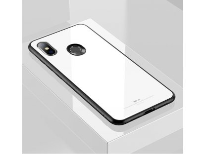 Tempered Glass Case pouzdro z tvrzeného skla Xiaomi Mi 8 SE bílé